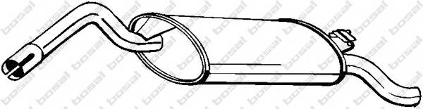 BOSAL 220-649 Глушник вихлопних газів