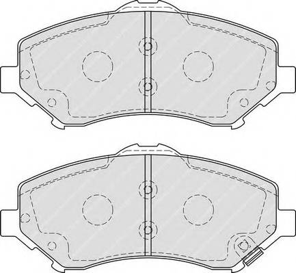 FERODO FDB4074 Комплект гальмівних колодок,