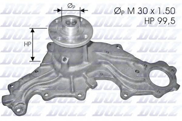 DOLZ F120 Водяной насос