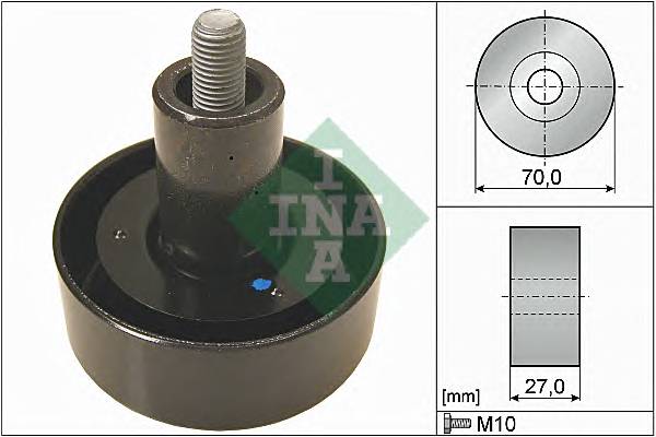 INA 532 0657 10 Обводний ролик