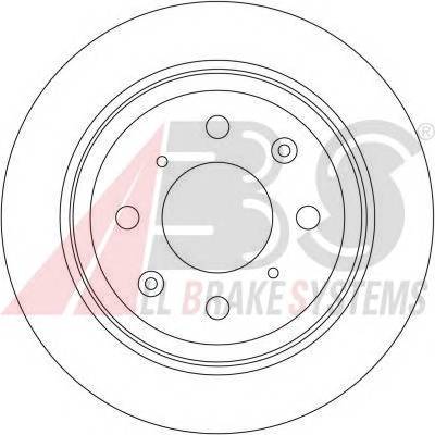 A.B.S. 16192 Тормозной диск