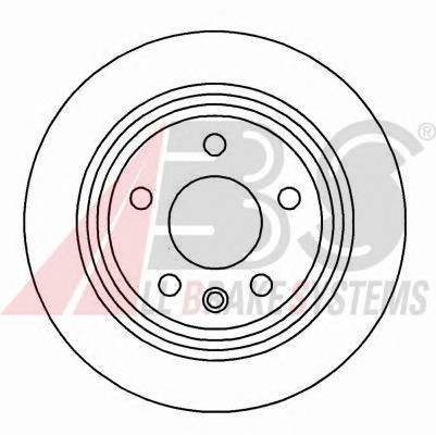 A.B.S. 16340 Гальмівний диск