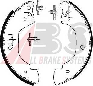 A.B.S. 8940 Комплект гальмівних колодок