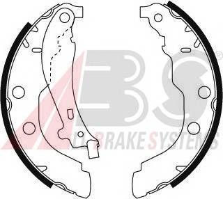 A.B.S. 8985 Комплект тормозных колодок