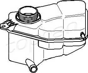 TOPRAN 302 295 Компенсационный бак, охлаждающая