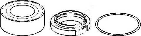 TOPRAN 300 253 Комплект подшипника ступицы