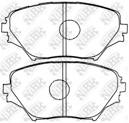 NiBK PN1447 Колодки гальмівні дискові