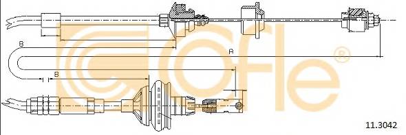 COFLE 11.3042 Трос зчеплення