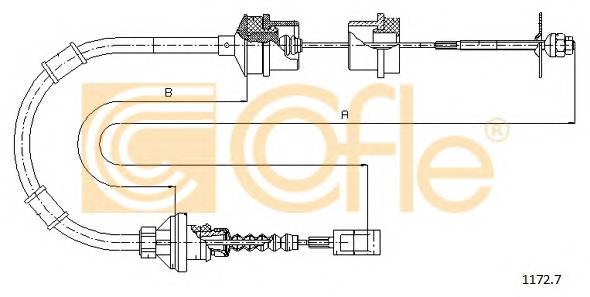 COFLE 1172.7 Трос зчеплення