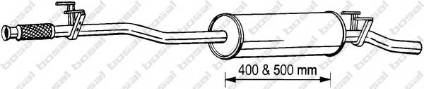 BOSAL 291-069 Середній глушник вихлопних