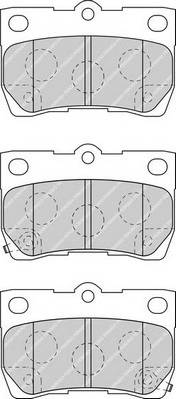 FERODO FDB4001 Комплект гальмівних колодок,