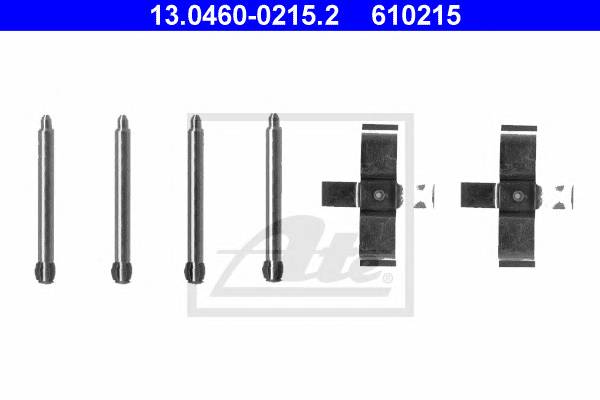 ATE 13.0460-0215.2 Комплектующие, колодки дискового