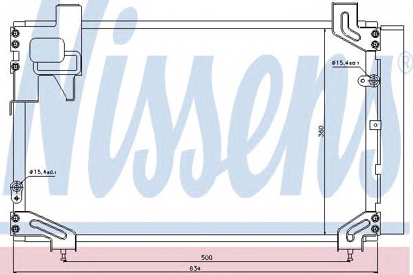 NISSENS 940020 Конденсатор, кондиціонер