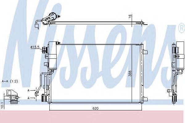 NISSENS 940417 Конденсатор, кондиционер