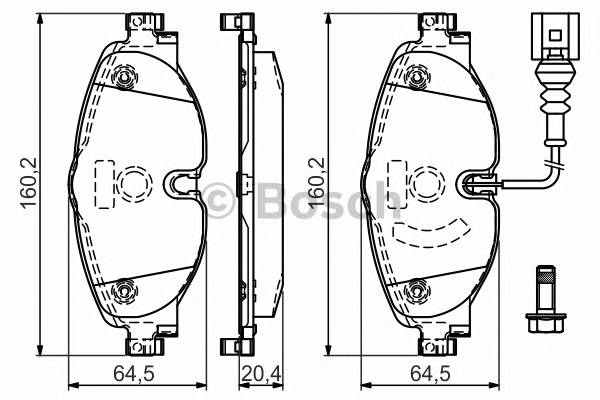 BOSCH 0986494660 купити в Україні за вигідними цінами від компанії ULC