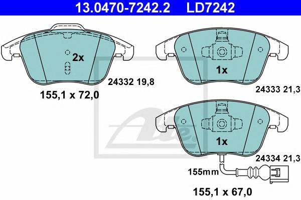 ATE 13.0470-7242.2 купити в Україні за вигідними цінами від компанії ULC