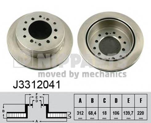 NIPPARTS J3312041 купити в Україні за вигідними цінами від компанії ULC