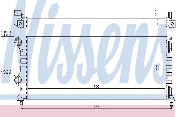 NISSENS 61765 купить в Украине по выгодным ценам от компании ULC