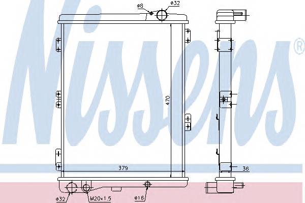 NISSENS 604411 купить в Украине по выгодным ценам от компании ULC