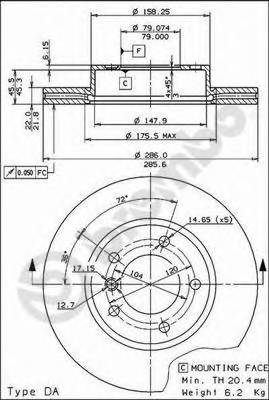 BREMBO 09.5390.31 купити в Україні за вигідними цінами від компанії ULC