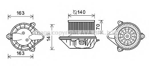 AVA QUALITY COOLING OL8624 купити в Україні за вигідними цінами від компанії ULC