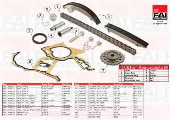 FAI AutoParts TCK103 купить в Украине по выгодным ценам от компании ULC