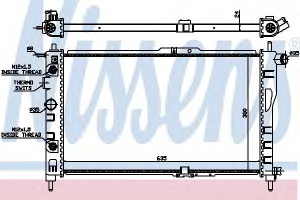 NISSENS 616521 купить в Украине по выгодным ценам от компании ULC