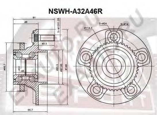 ASVA NSWHA32A46R купити в Україні за вигідними цінами від компанії ULC