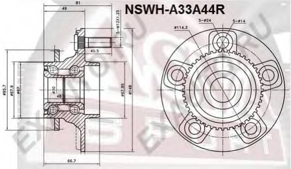 ASVA NSWHA33A44R купить в Украине по выгодным ценам от компании ULC