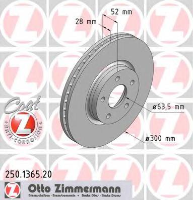 ZIMMERMANN 250.1365.20 купити в Україні за вигідними цінами від компанії ULC