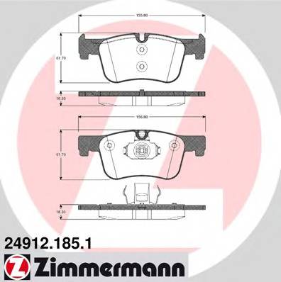 ZIMMERMANN 24912.185.1 купити в Україні за вигідними цінами від компанії ULC