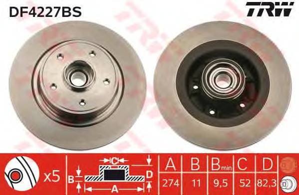 TRW DF4227BS купити в Україні за вигідними цінами від компанії ULC