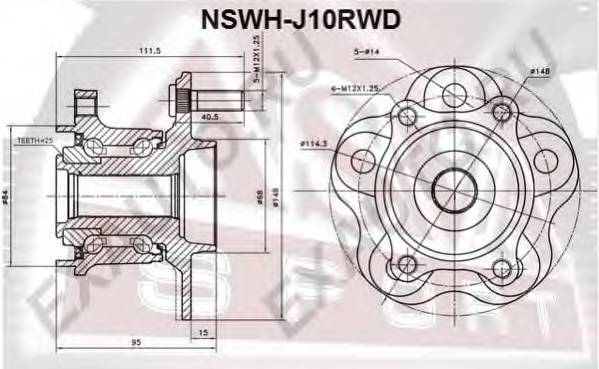 ASVA NSWHJ10RWD купить в Украине по выгодным ценам от компании ULC