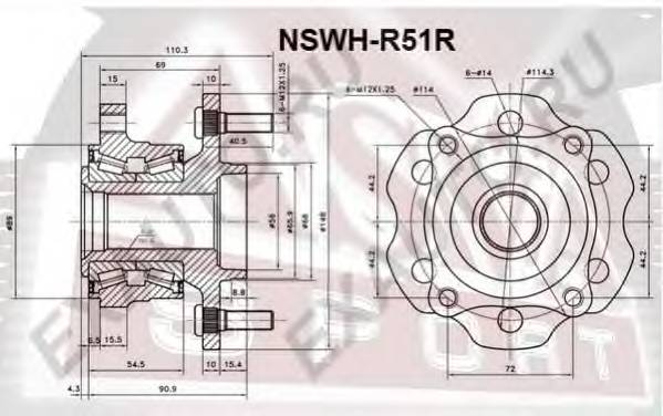 ASVA NSWHR51R купить в Украине по выгодным ценам от компании ULC