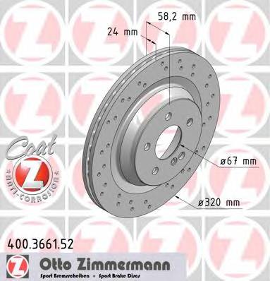 ZIMMERMANN 400.3661.52 купити в Україні за вигідними цінами від компанії ULC