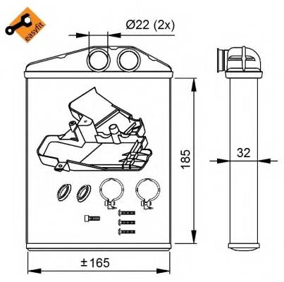 NRF 54275 купити в Україні за вигідними цінами від компанії ULC