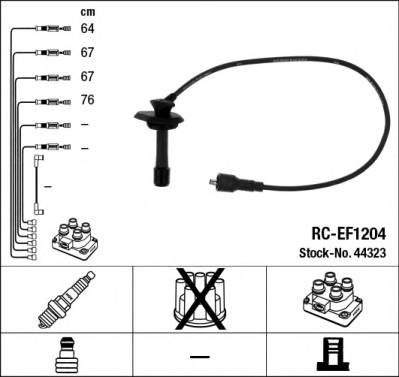 NGK 44323 купити в Україні за вигідними цінами від компанії ULC