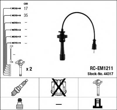 NGK 44317 купити в Україні за вигідними цінами від компанії ULC