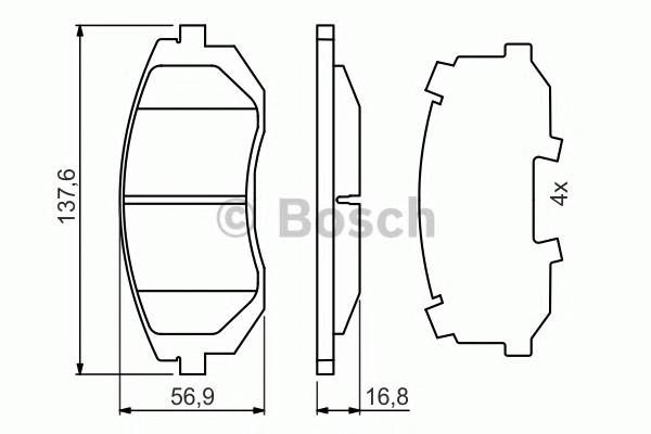 BOSCH 0986494653 купити в Україні за вигідними цінами від компанії ULC