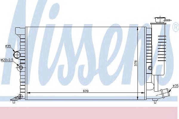 NISSENS 61399A купить в Украине по выгодным ценам от компании ULC