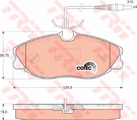 TRW GDB1194 купити в Україні за вигідними цінами від компанії ULC