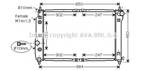 AVA QUALITY COOLING DWA2068 купить в Украине по выгодным ценам от компании ULC