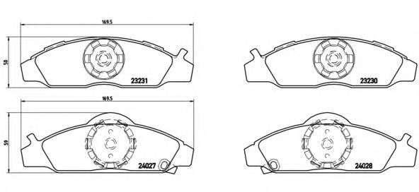 BREMBO P 15 008 купить в Украине по выгодным ценам от компании ULC