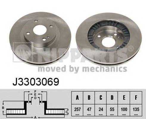 NIPPARTS J3303069 купити в Україні за вигідними цінами від компанії ULC