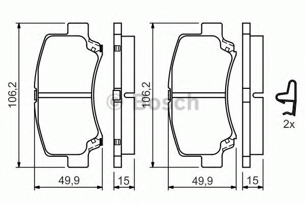 BOSCH 0 986 424 626 купить в Украине по выгодным ценам от компании ULC