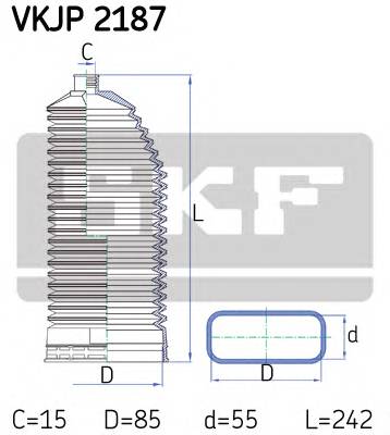 SKF VKJP 2187 купити в Україні за вигідними цінами від компанії ULC