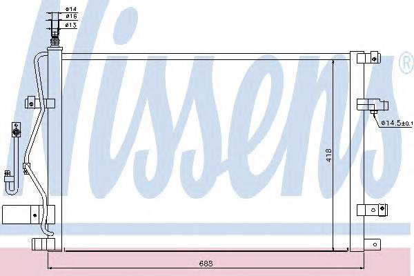 NISSENS 94525 купить в Украине по выгодным ценам от компании ULC