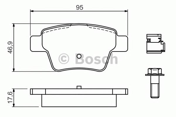 BOSCH 0986494605 купити в Україні за вигідними цінами від компанії ULC