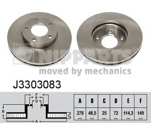 NIPPARTS J3303083 купити в Україні за вигідними цінами від компанії ULC