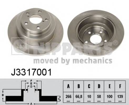 NIPPARTS J3317001 купити в Україні за вигідними цінами від компанії ULC